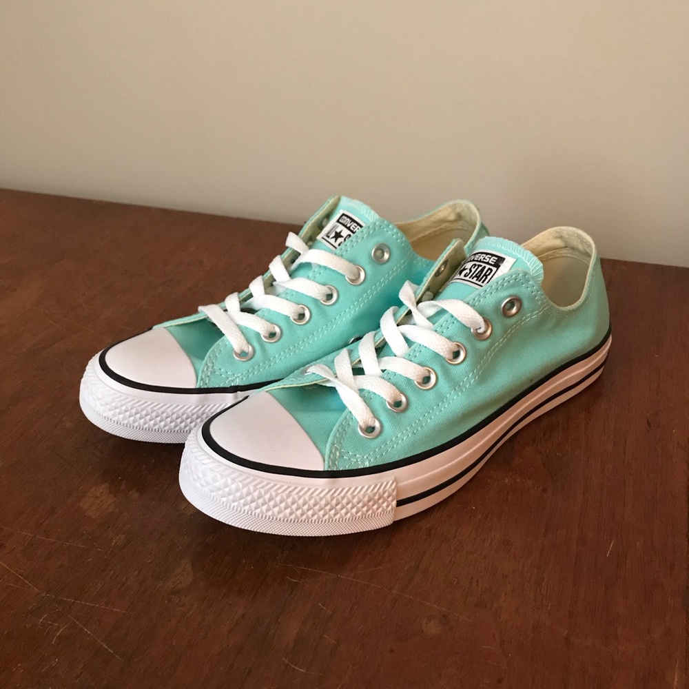Converse All Stars - mint green - women’s size 7